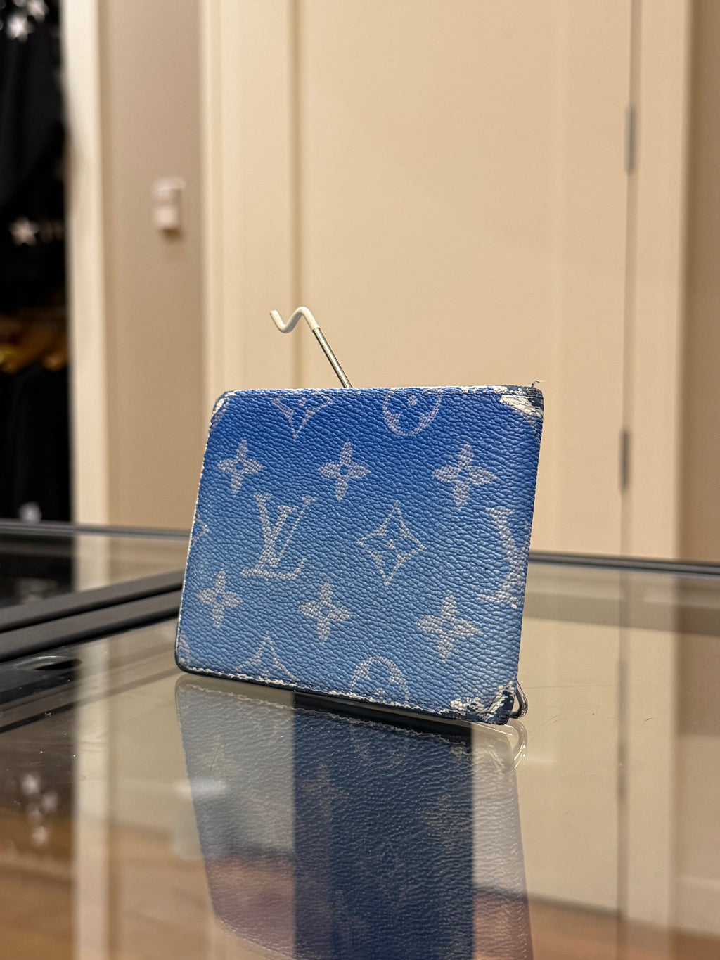 Louis Vuitton Slender Wallet Clouds Monogram - Blue