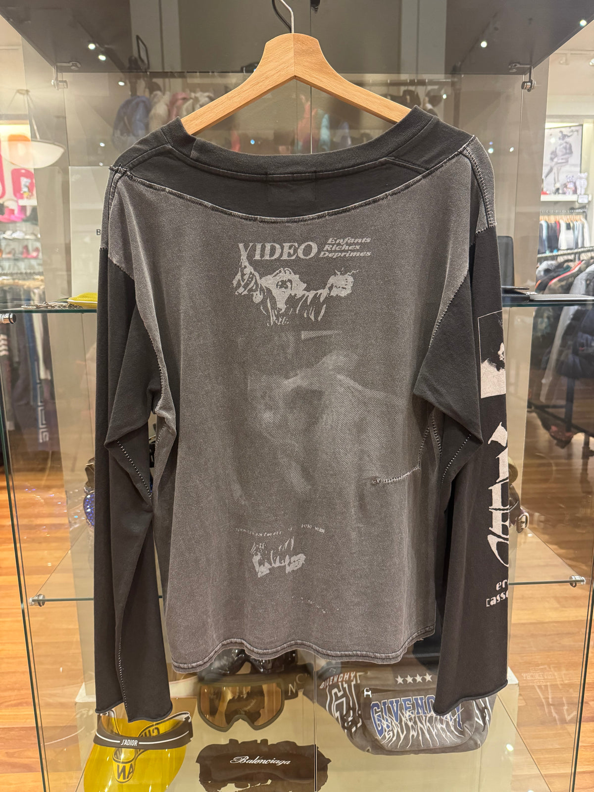 ERD Benny Video Assemblage Patchwork LS Shirt