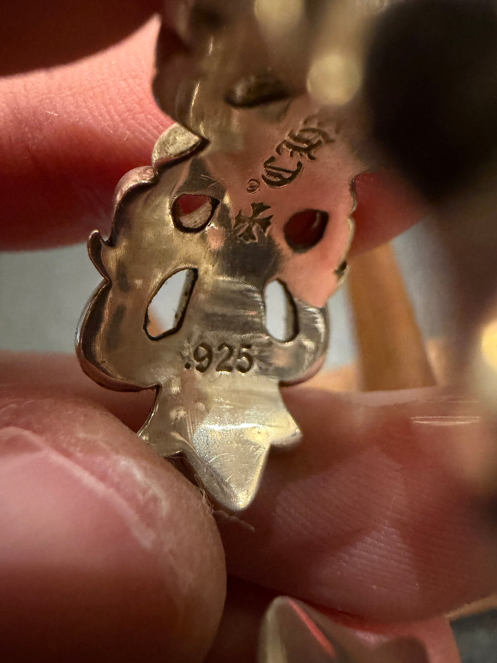 Chrome Hearts Double Floral Ring Silver - Size 12