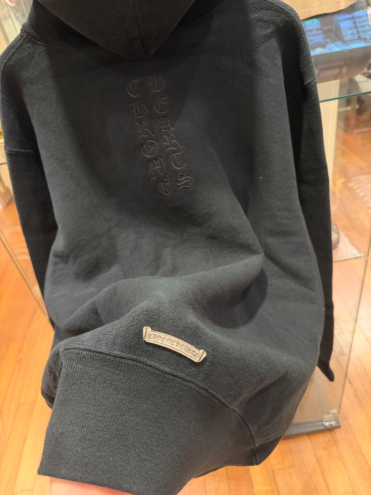 Chrome Hearts ‘King Fish’ Heavyweight Pullover Hoodie - Black