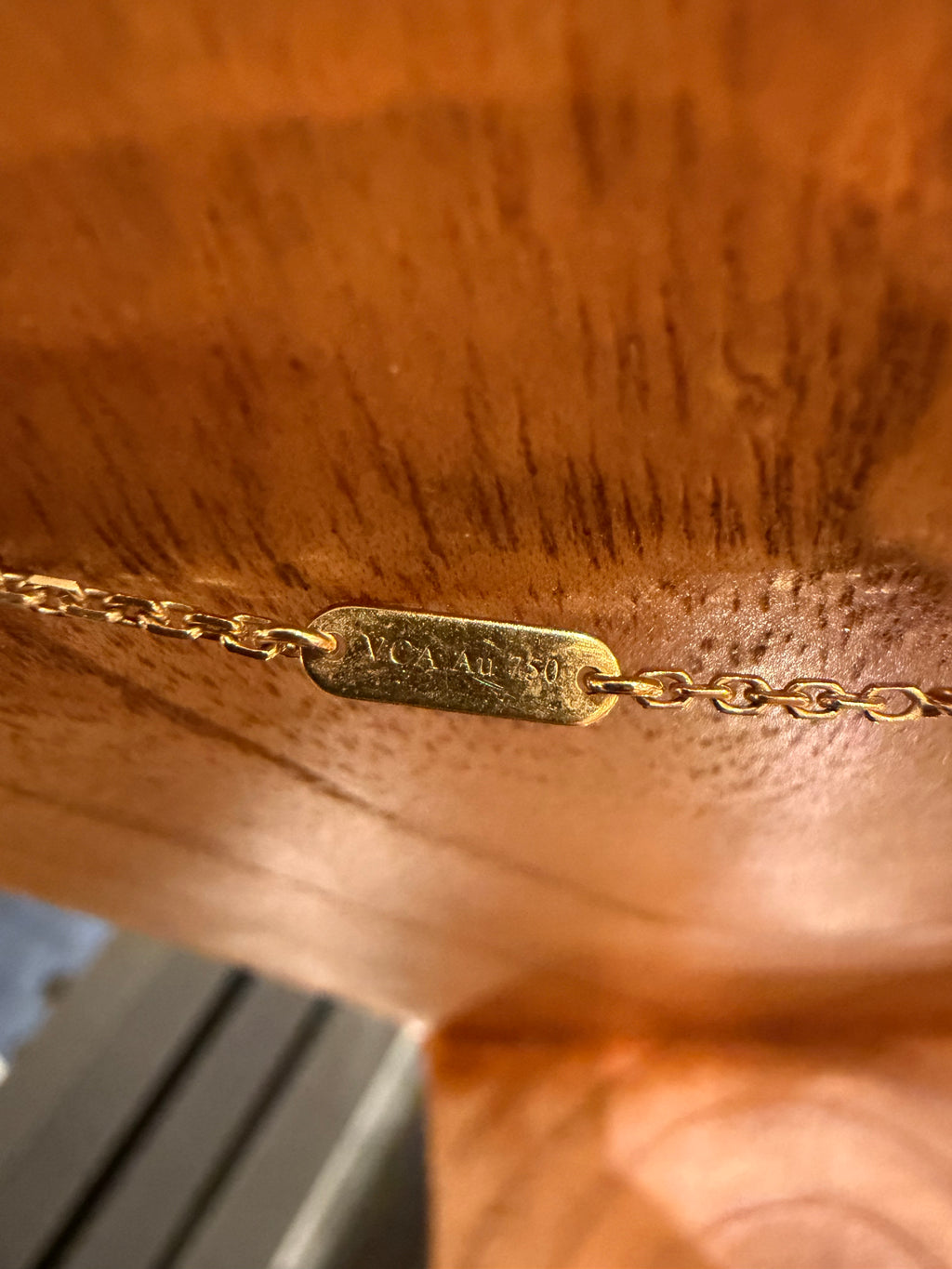 Van Cleef & Arpels Vintage Alhambra Onyx Necklace - 18k gold