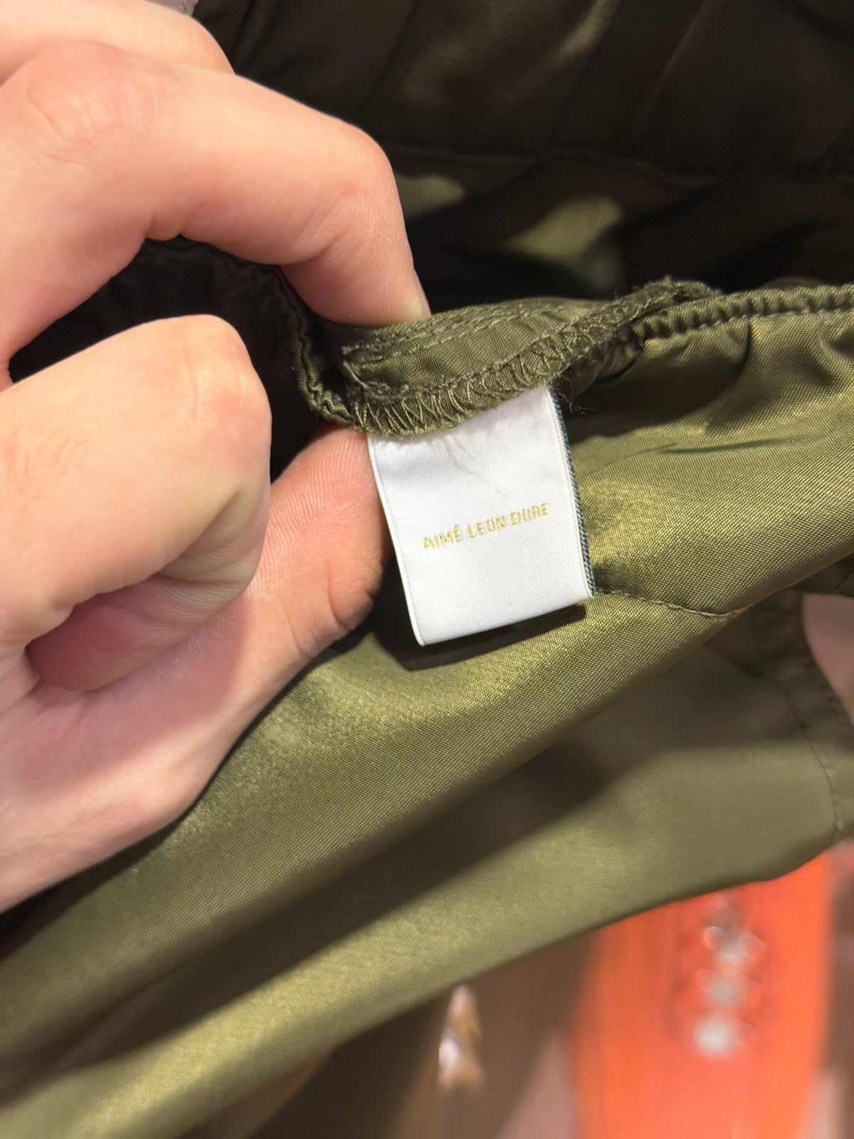 Aimé Leon Dore Nylon Pants - Olive