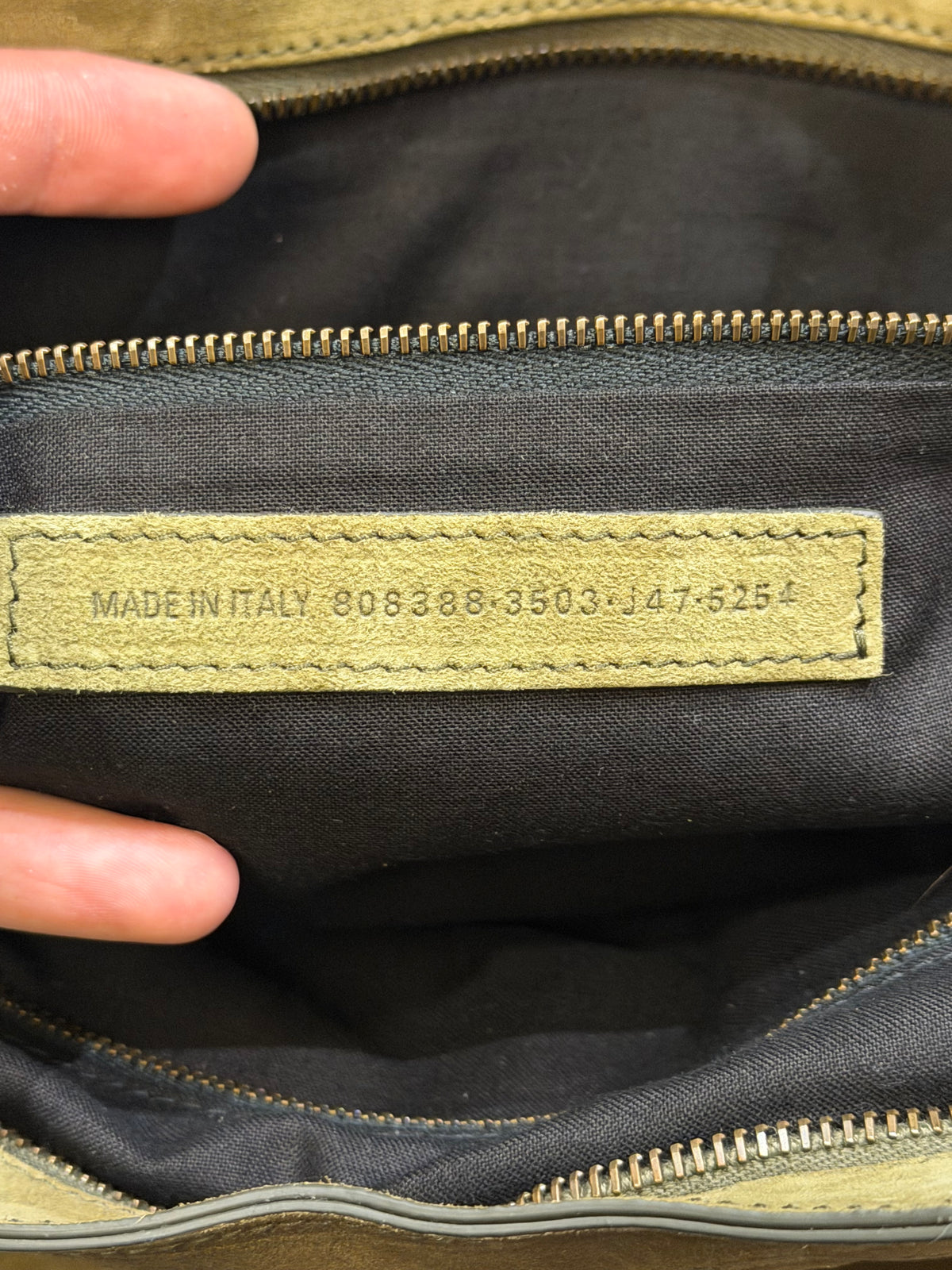 Balenciaga Large Le City Bag - Khaki Green
