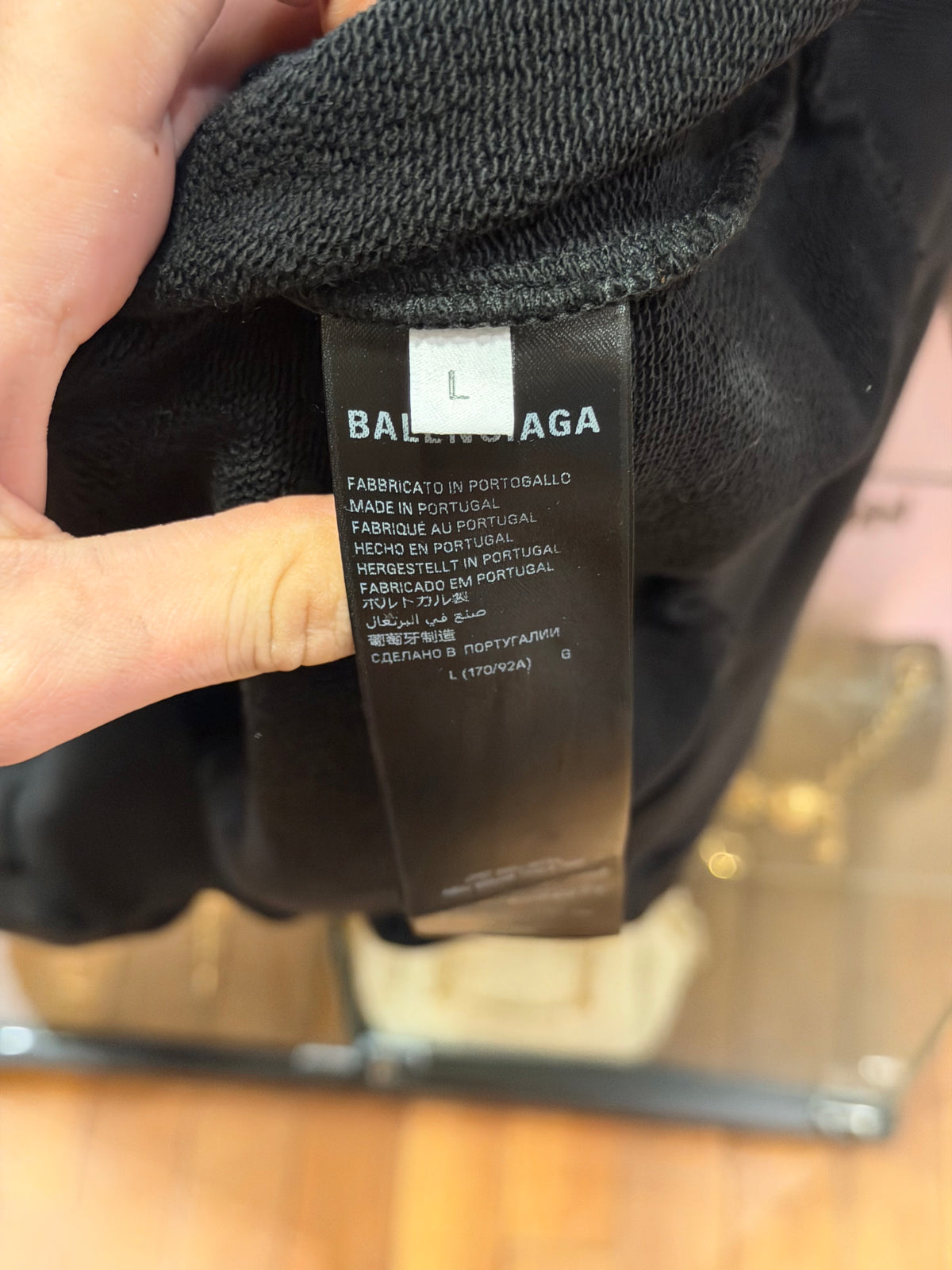 Balenciaga Paris Rhinestone Hoodie