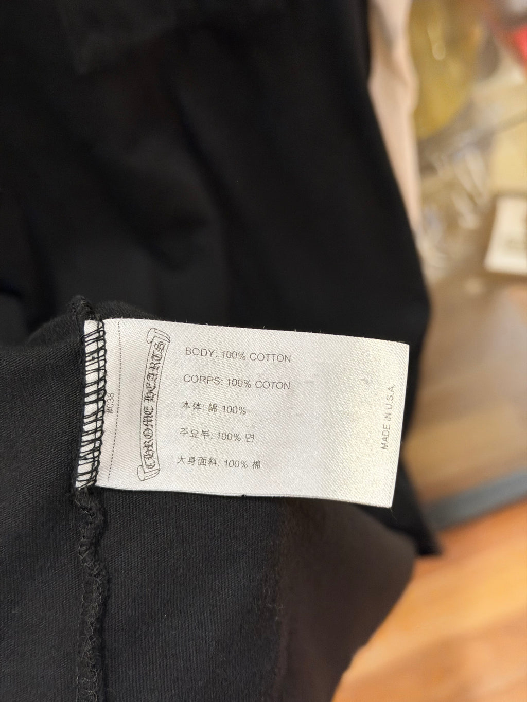 Chrome Hearts Horseshoe Floral Tee