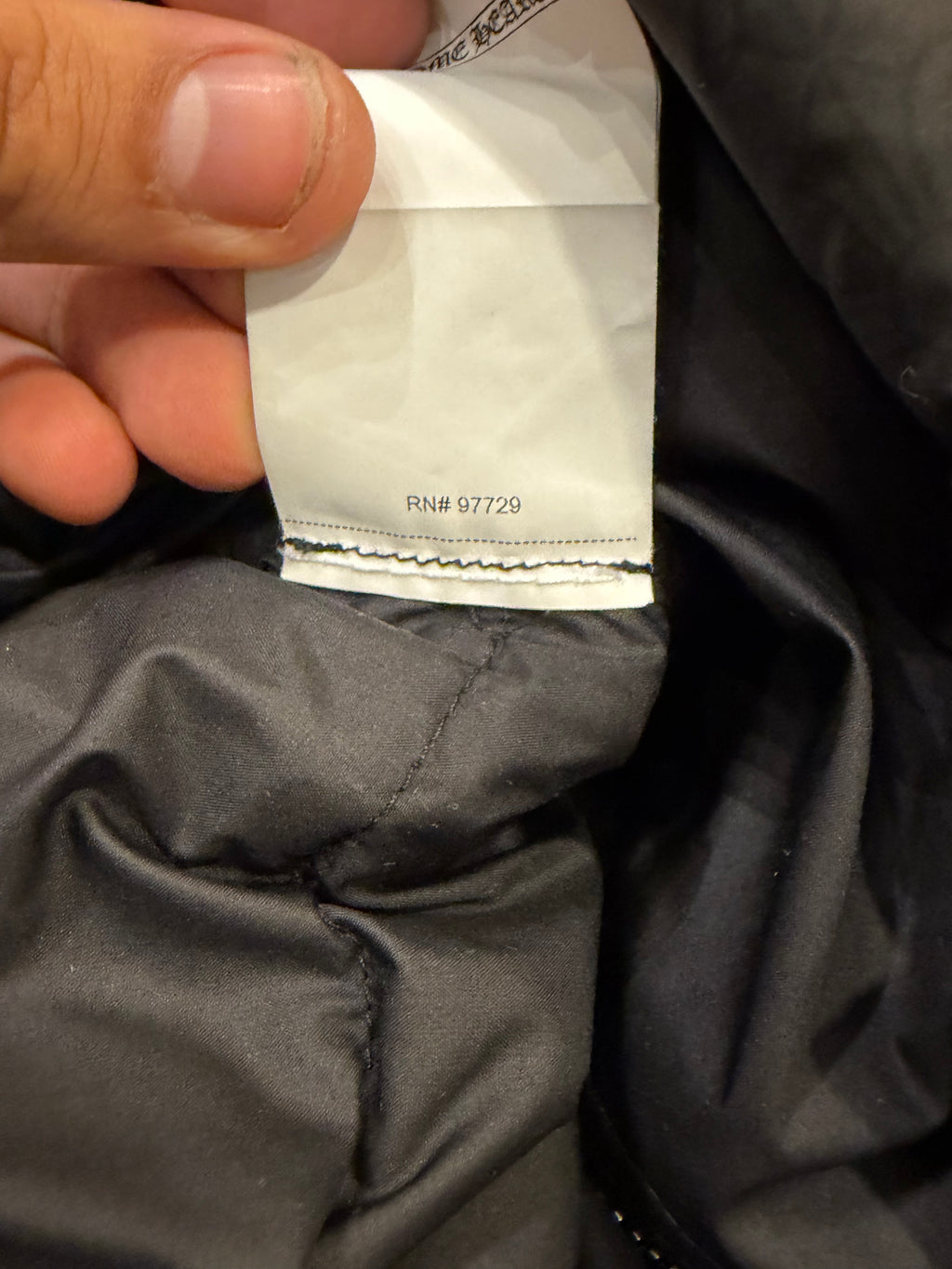Chrome Hearts Cross Puffer Jacket - Black
