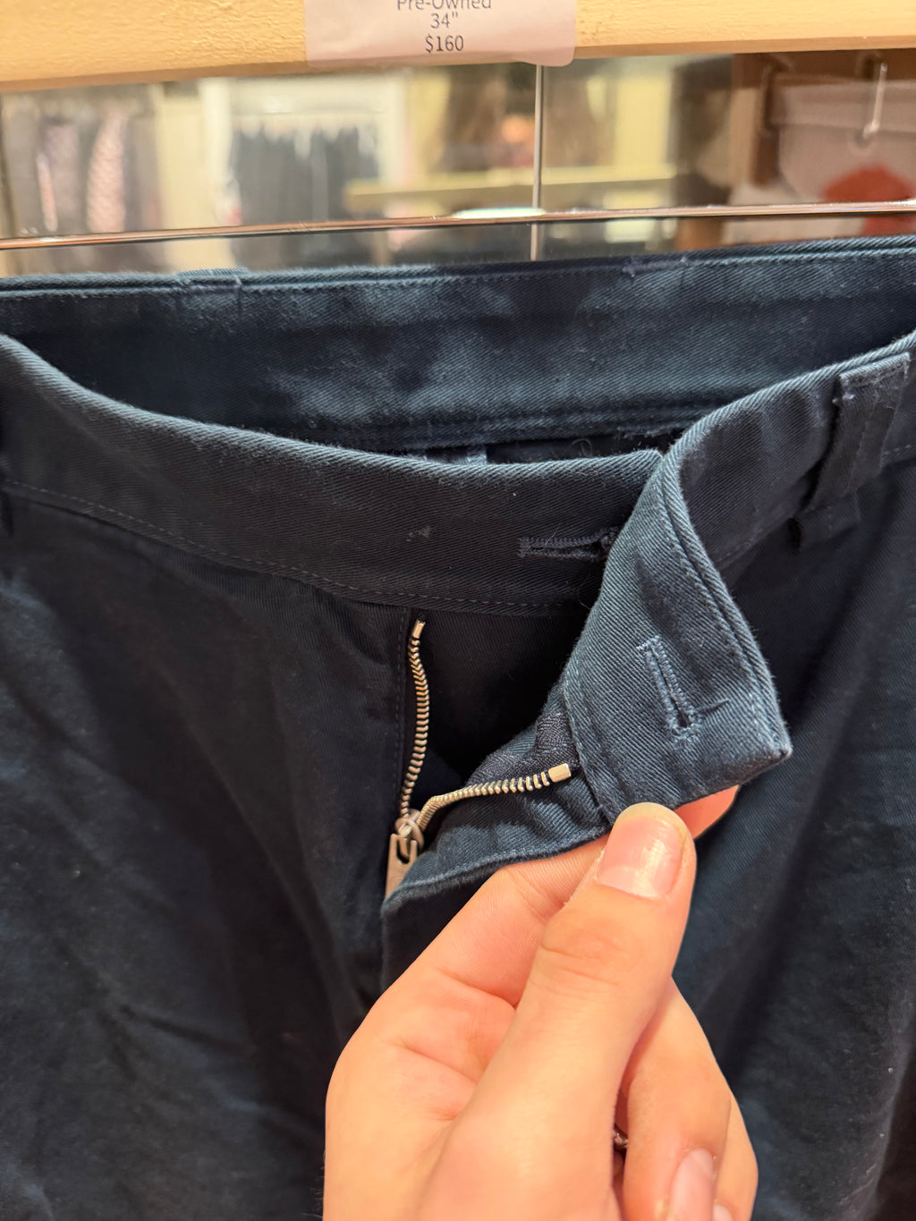 Lanvin Canvas Trousers - Navy