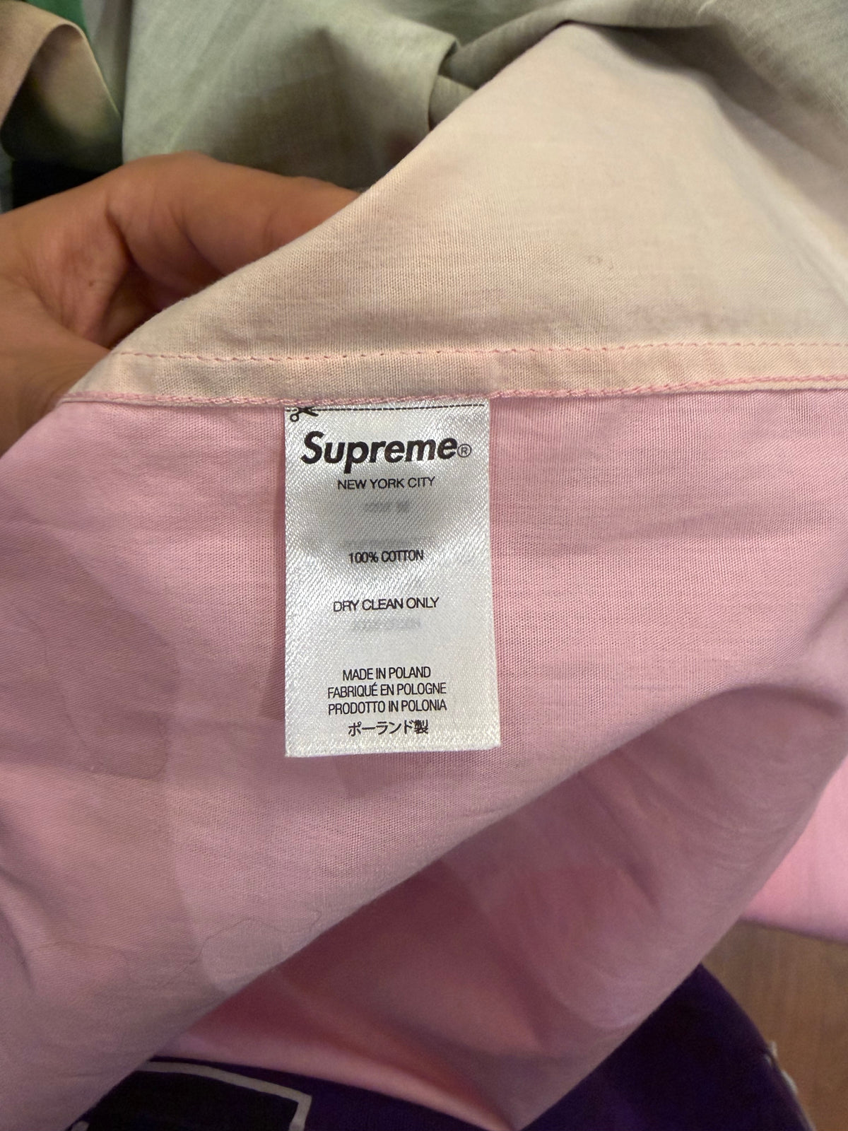 Supreme x Junya Watanabe
CDG MAN Nature Shirt -Pink