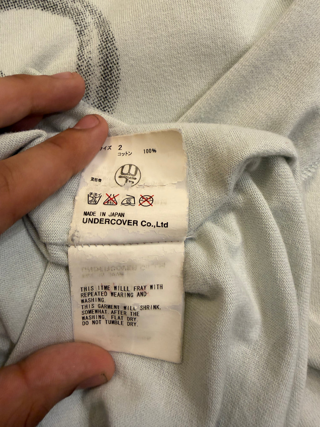 Undercover AW05 'Arts & Craft' Keyring LS Shirt - White