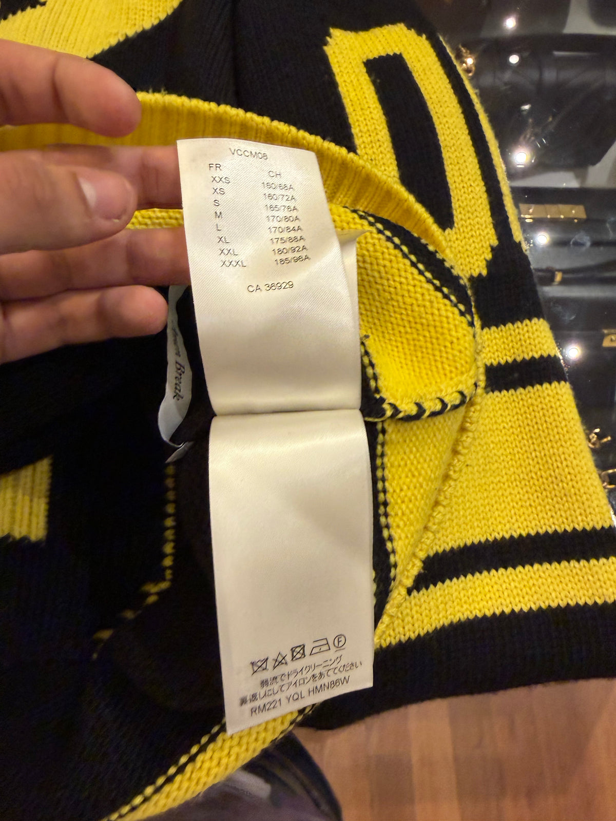 Louis Vuitton Football Jersey Knit Sweater