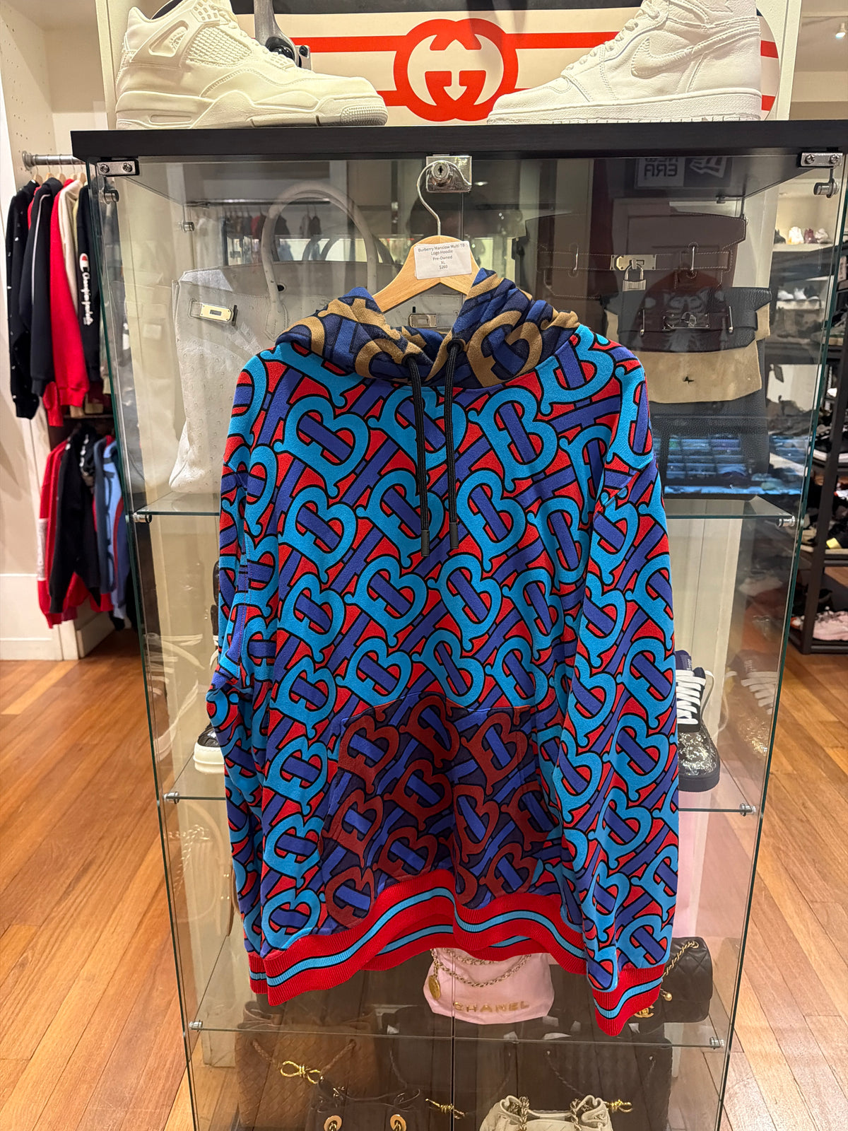 Burberry Manslow Multi TB Logo Hoodie