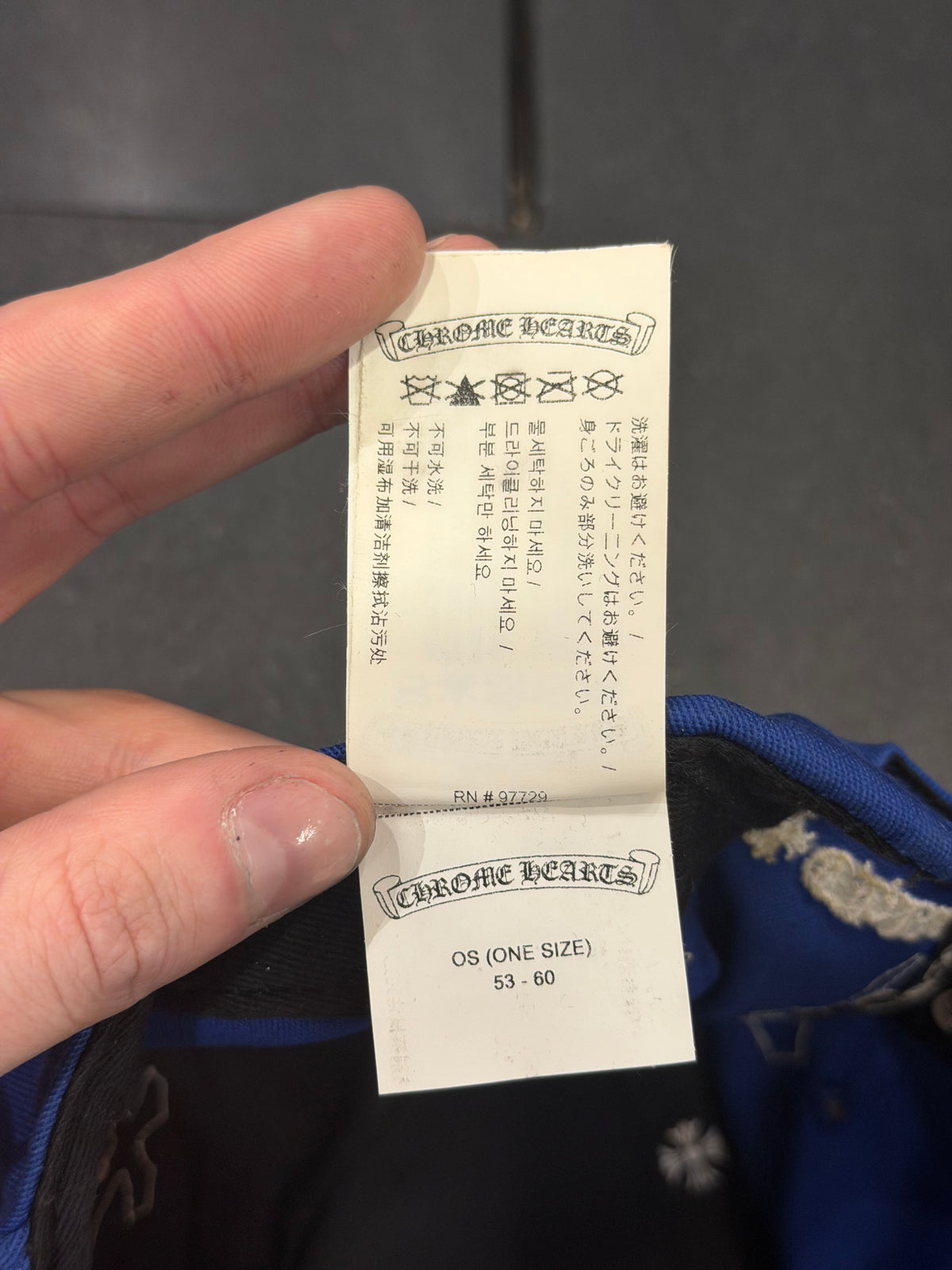Chrome Hearts CH Multi Cross Hat - Blue