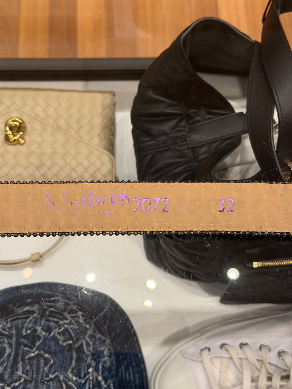 BB Simmons Crystal Belt - Blue