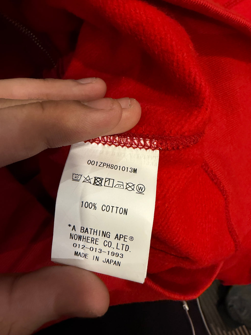 Bape SS22 Detachable Shark Full Zip Hoodie - Red & Green