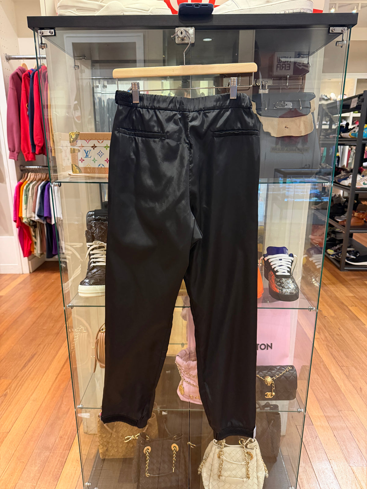 Prada Nylon Cuffed Joggers