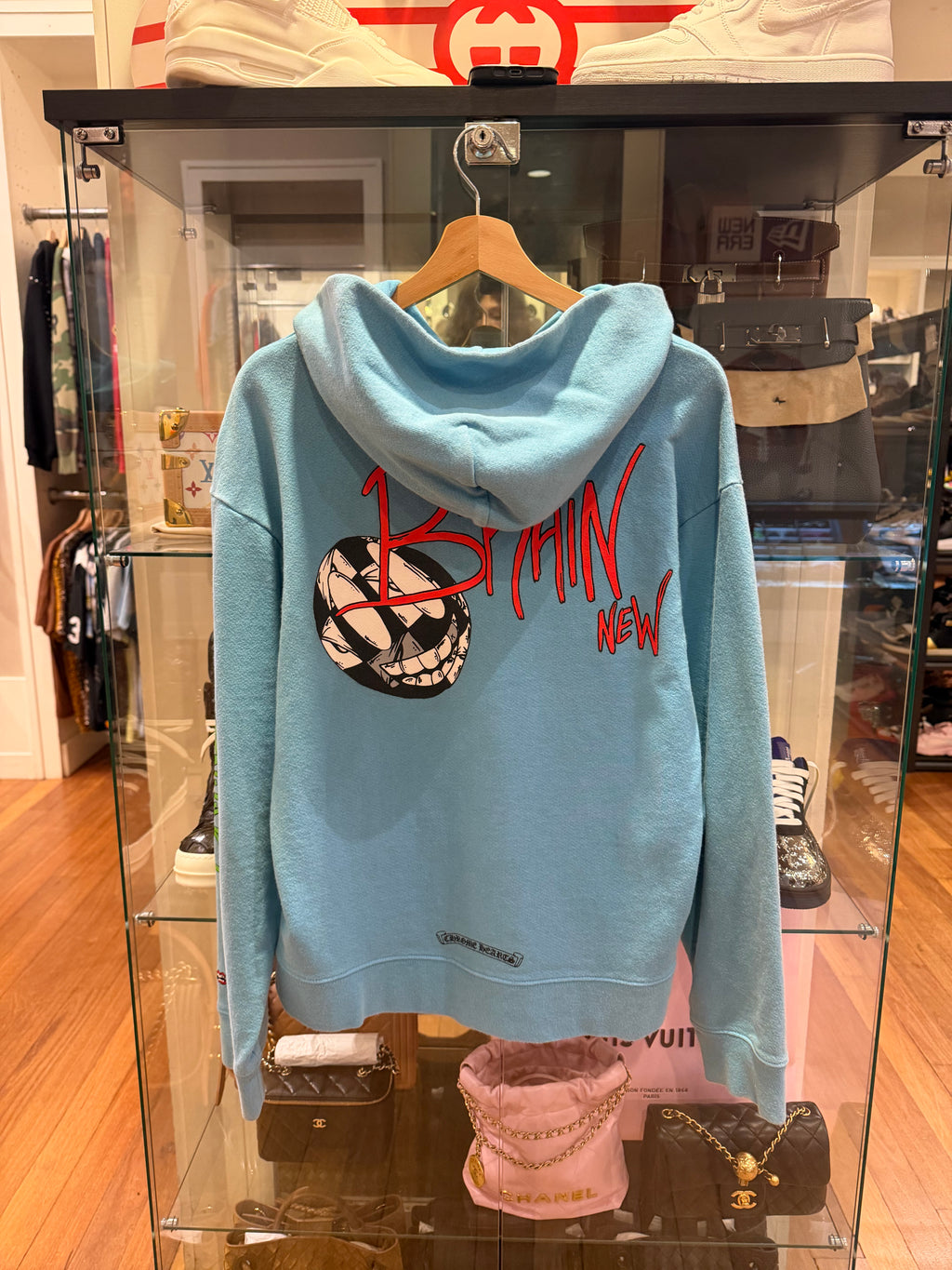 Chrome Hearts Matty Boy ‘Brain New’ Hoodie - Blue