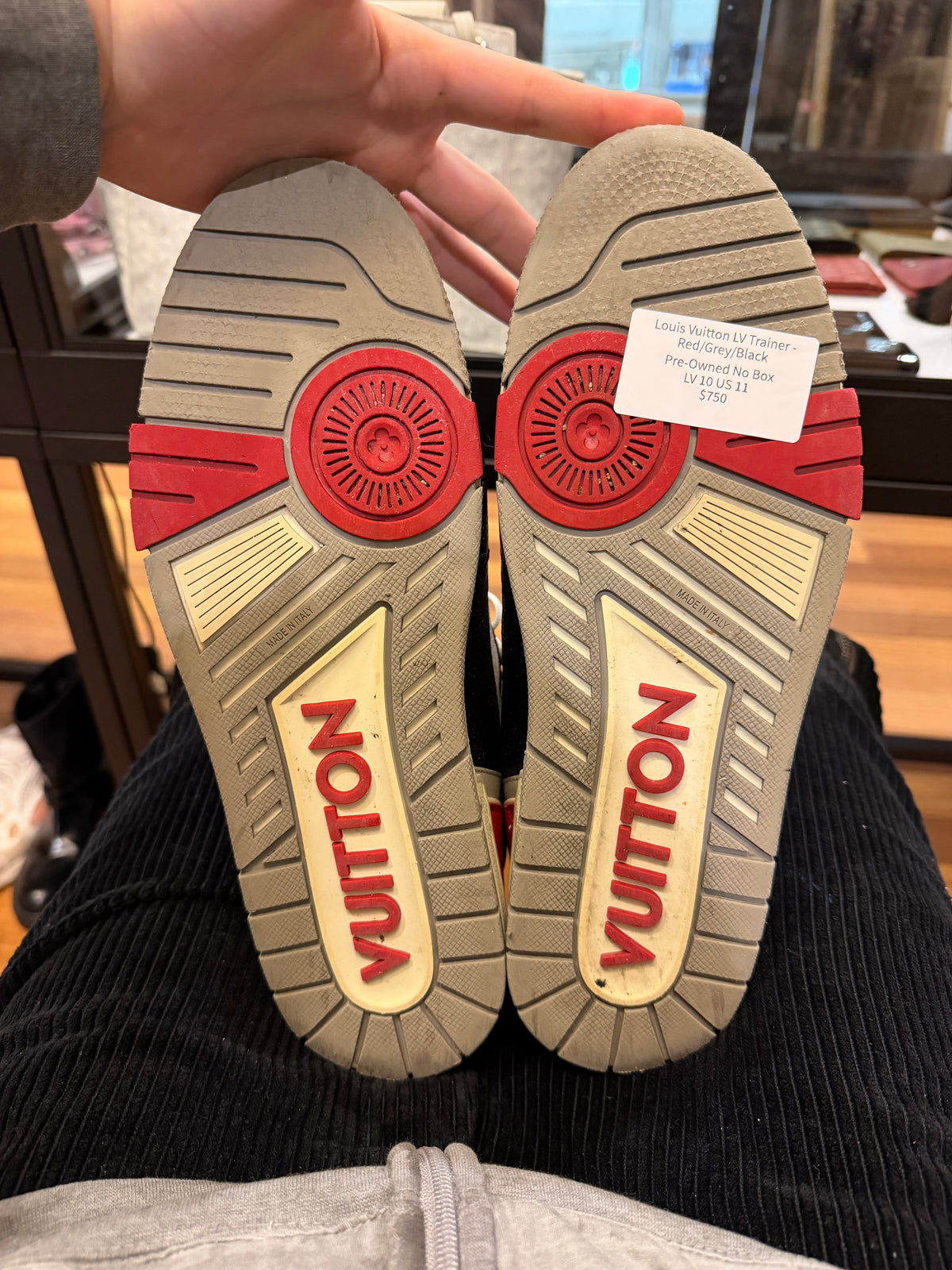 Louis Vuitton LV Trainer - Red/Grey/Black