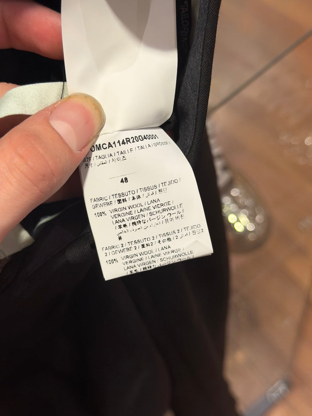 Off-White Flared AOP Print Trousers - Black