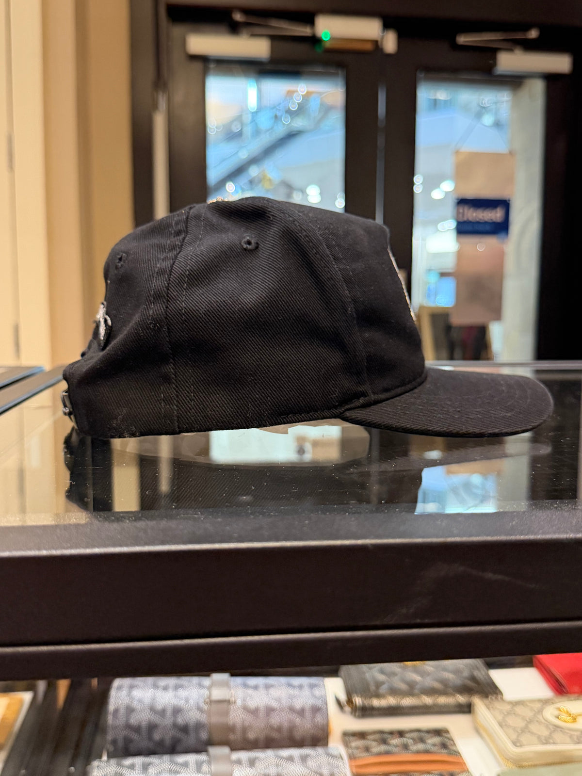 Chrome Hearts Dagger Denim Baseball Hat - Black