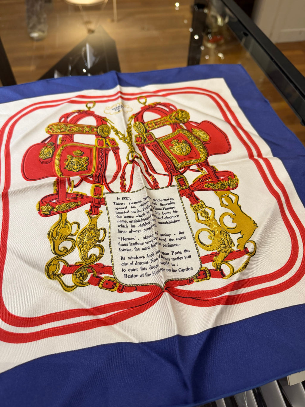 Hermes Brides de Gala Pocket Square Silk Scarf