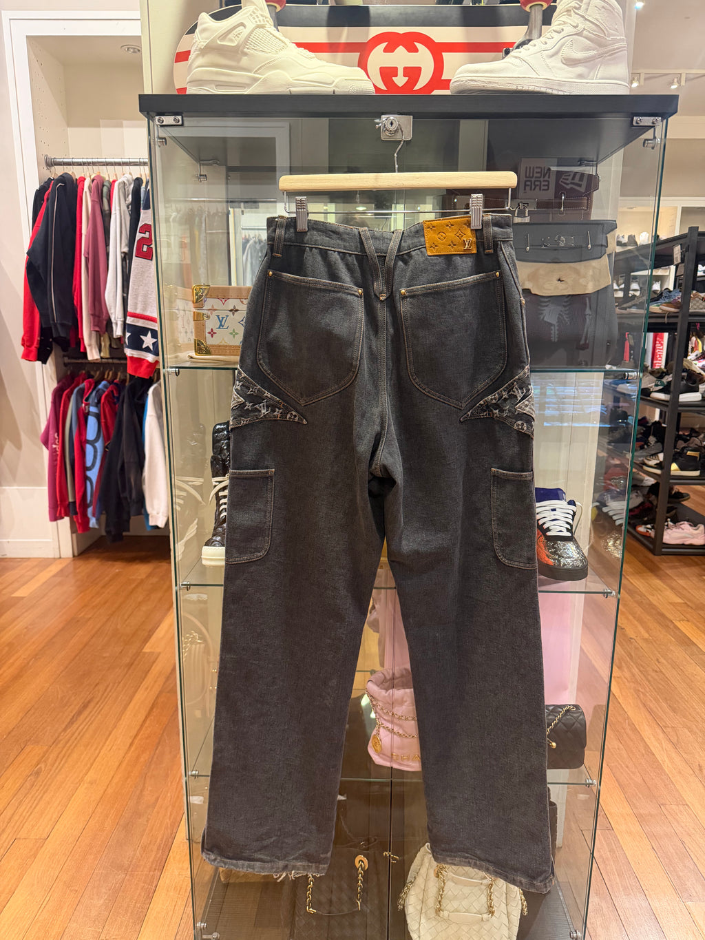 Louis Vuitton Flower Monogram Jeans