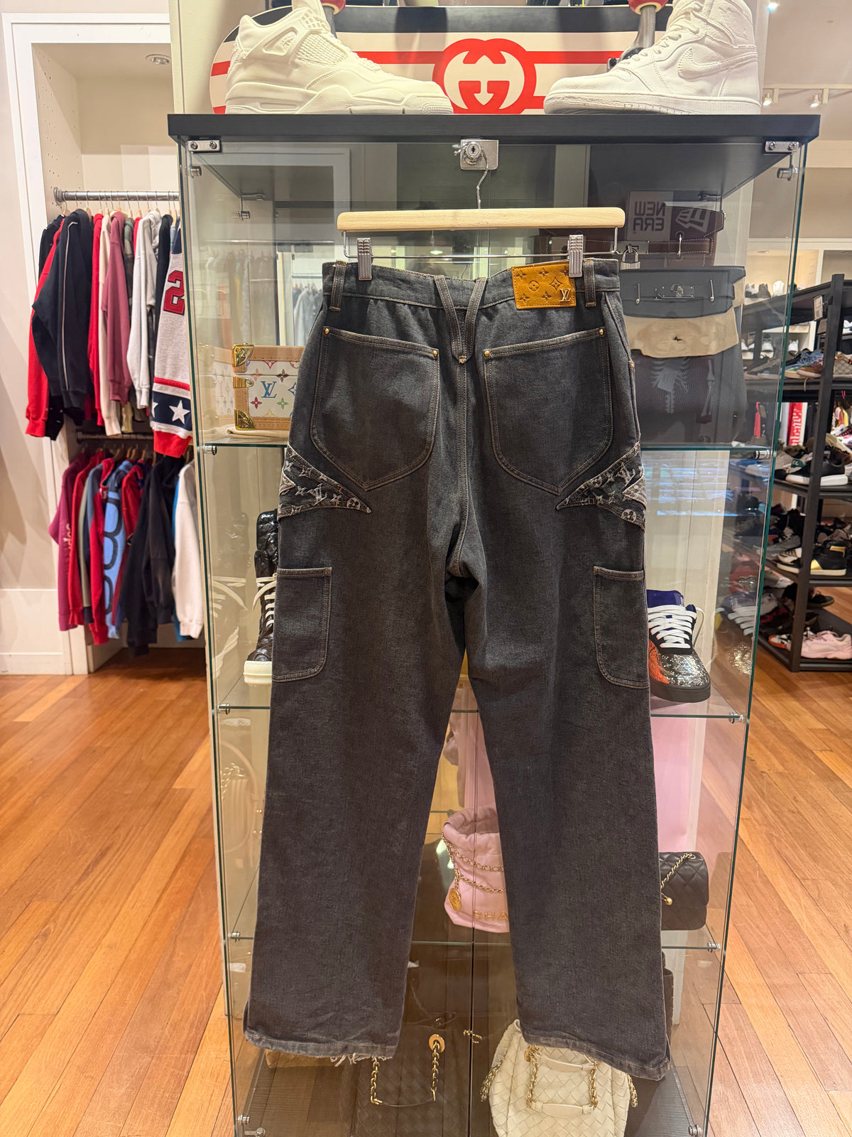 Louis Vuitton Flower Monogram Jeans