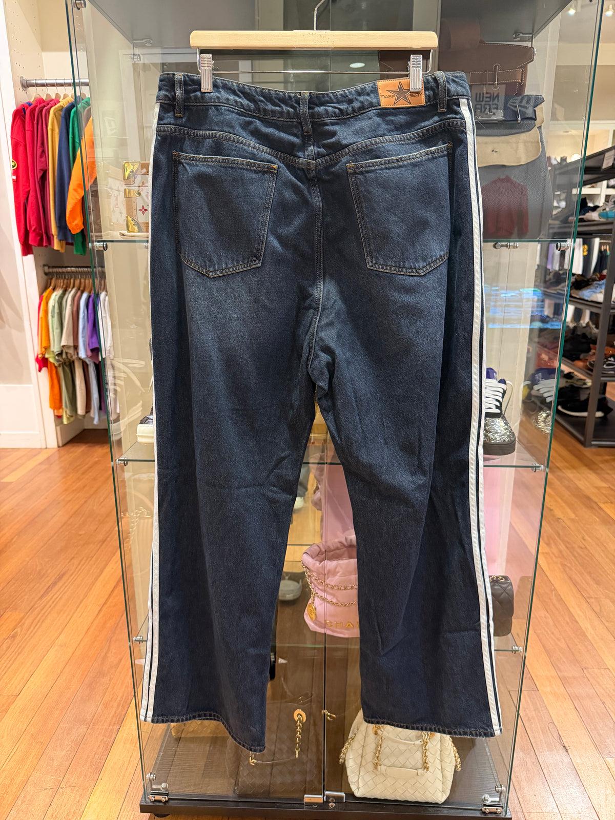 Rasberry Hills Track Denim Pants