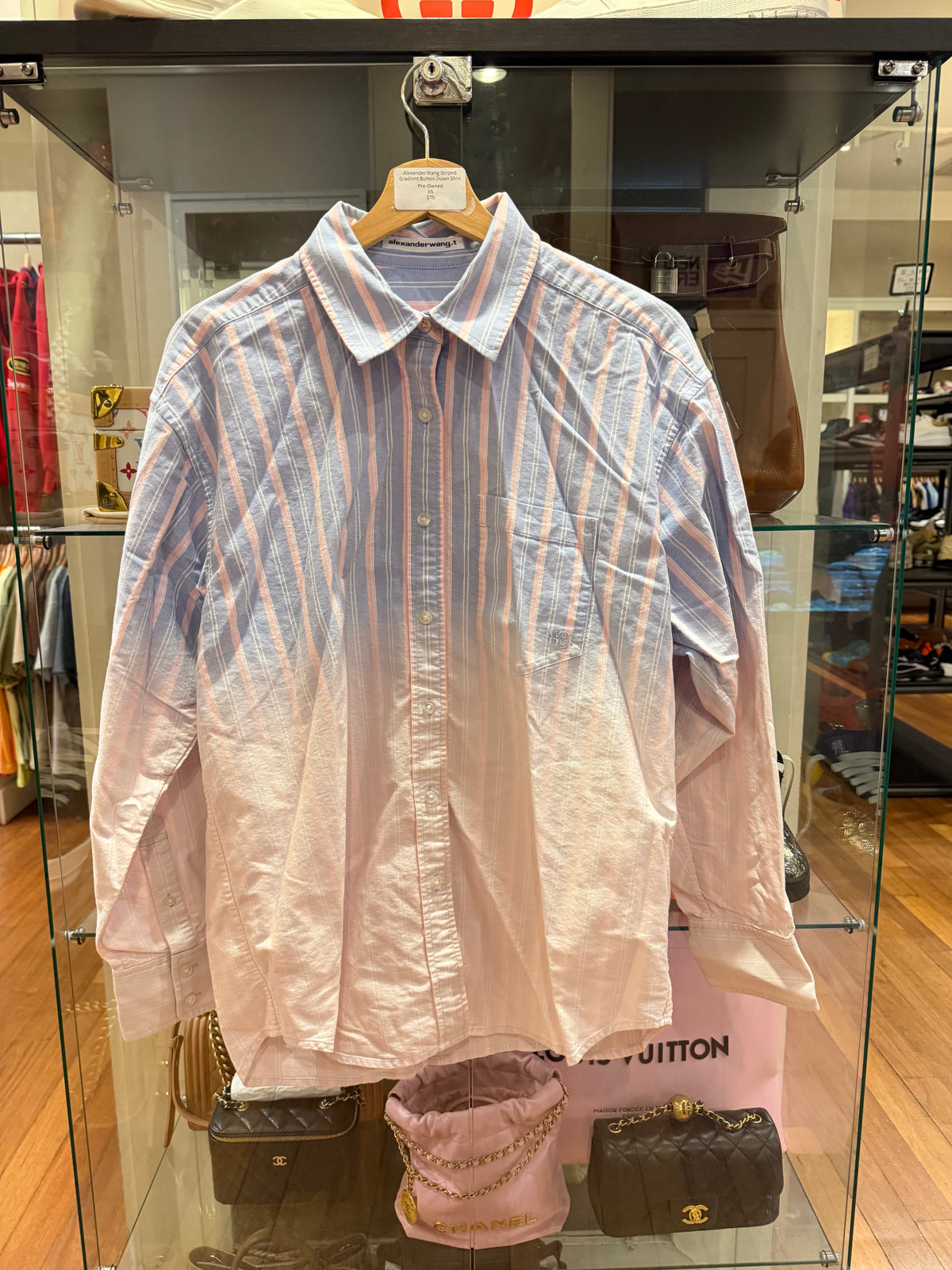 Alexander Wang Striped
Gradient Button Down Shirt
