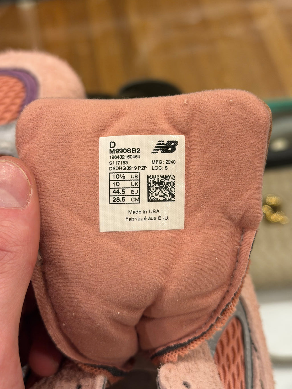 New Balance Salehe Bembury X 990V2 'SAND BE THE TIME'
