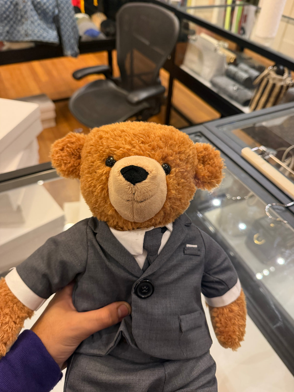 Thom Browne Suited Teddy Bear - Dark Fur