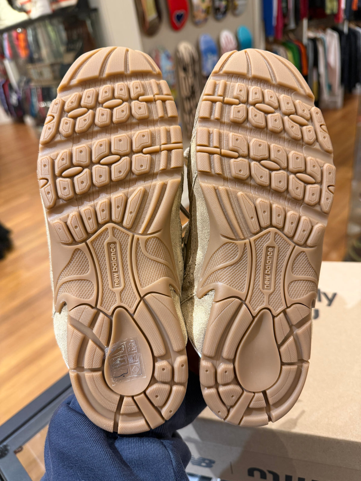 Miu Miu x New Balance 530 SL Faded Suede Mules