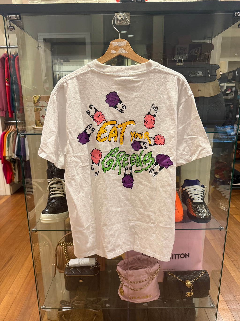 Anti Promo ‘Eat Your Greens’ Graphic Tee - White