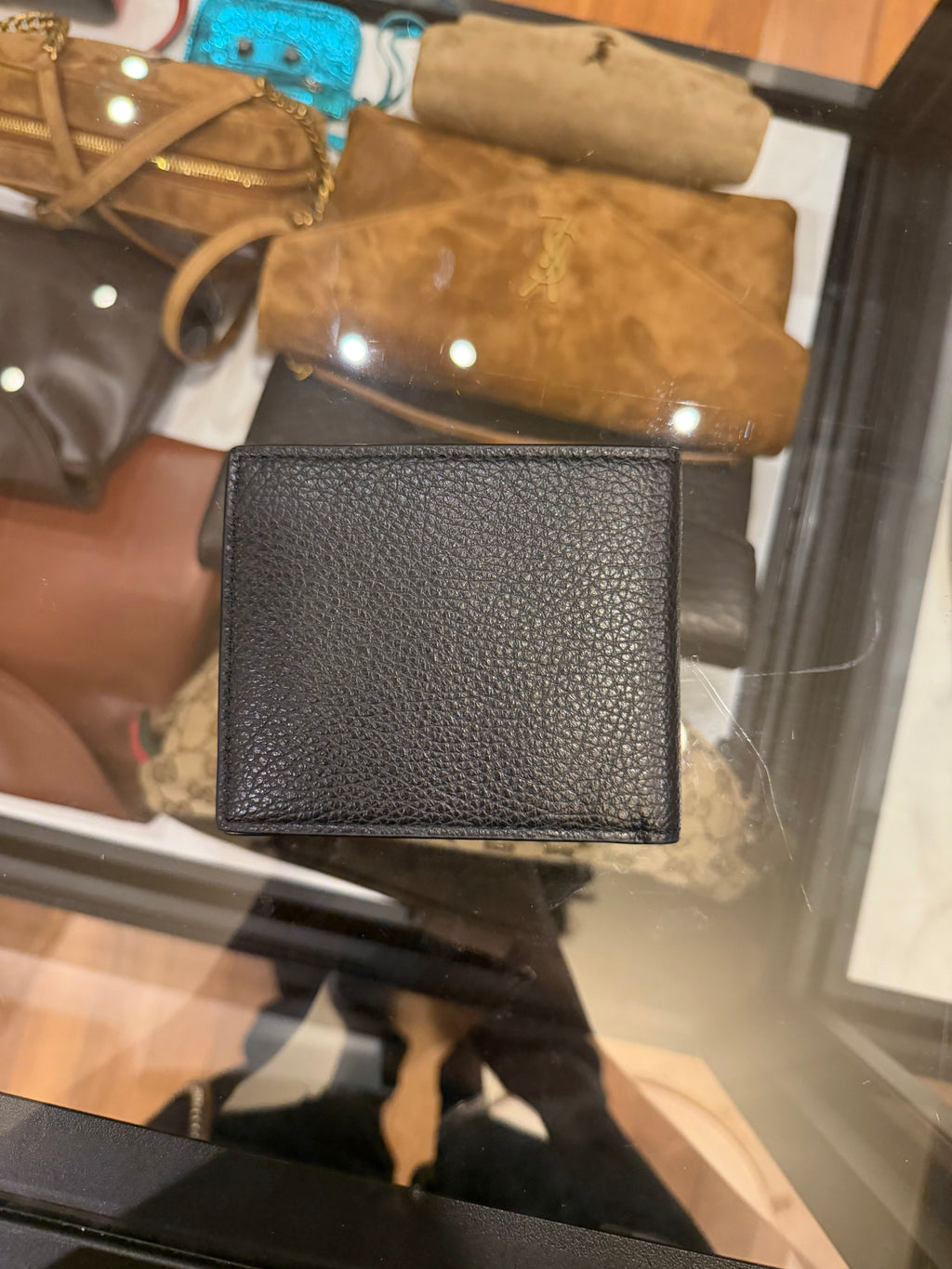 Enfants Riches Déprimés Anti-Conmunist League Bifold Leather Wallet - Black