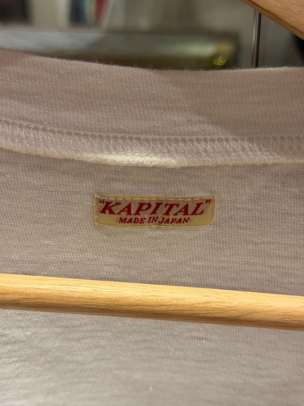 Kapital Football Jersey Big Tee - White