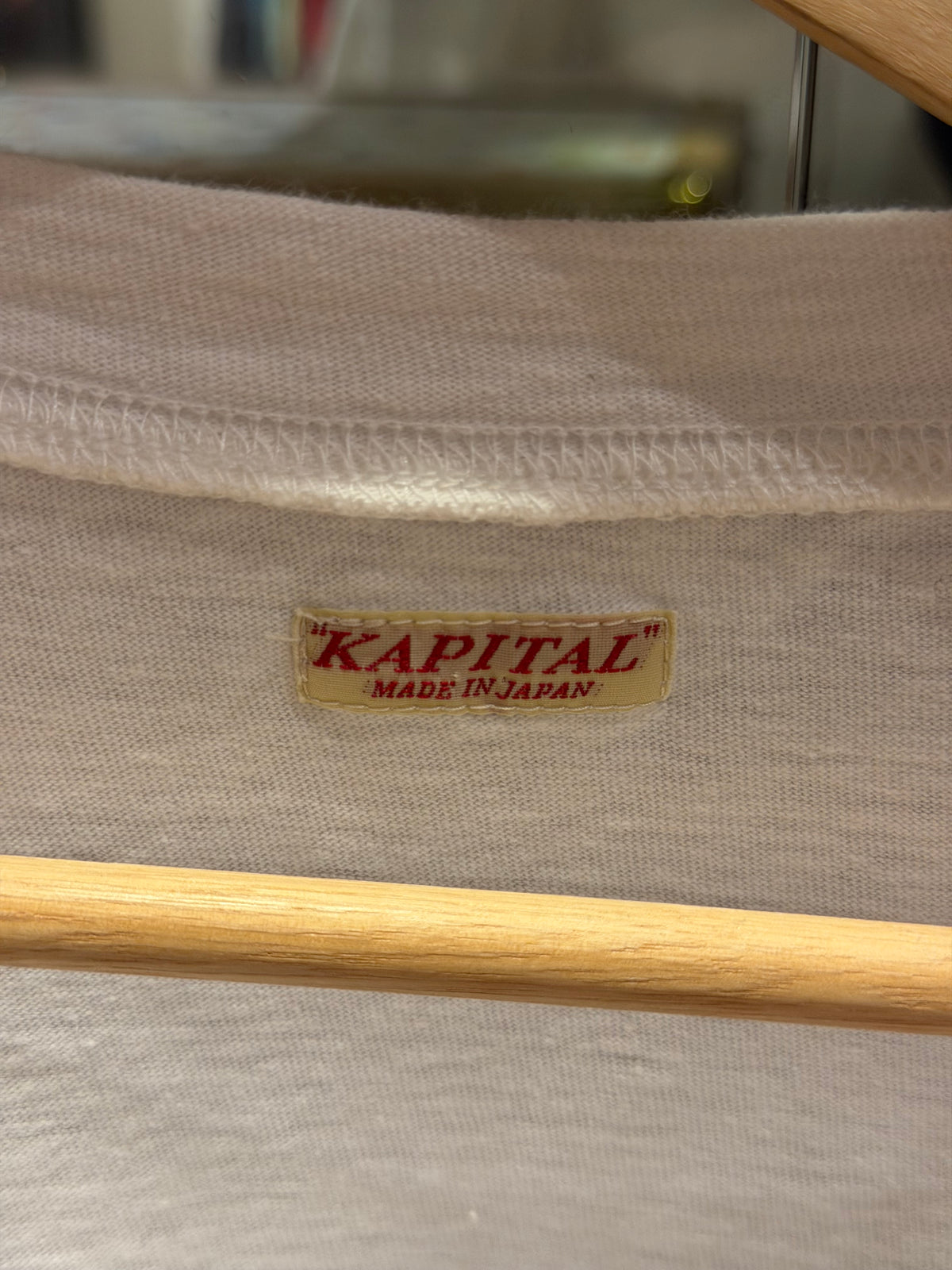 Kapital Football Jersey Big Tee - White