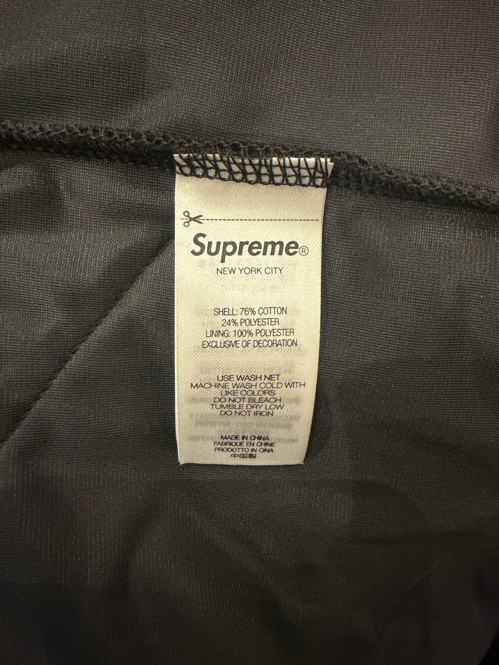 Supreme Patchwork Velour Jacket - Black