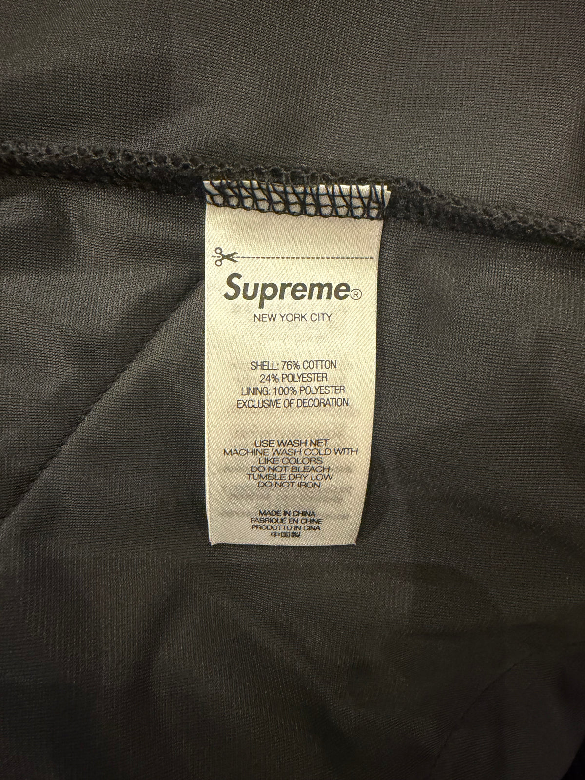Supreme Patchwork Velour Jacket - Black