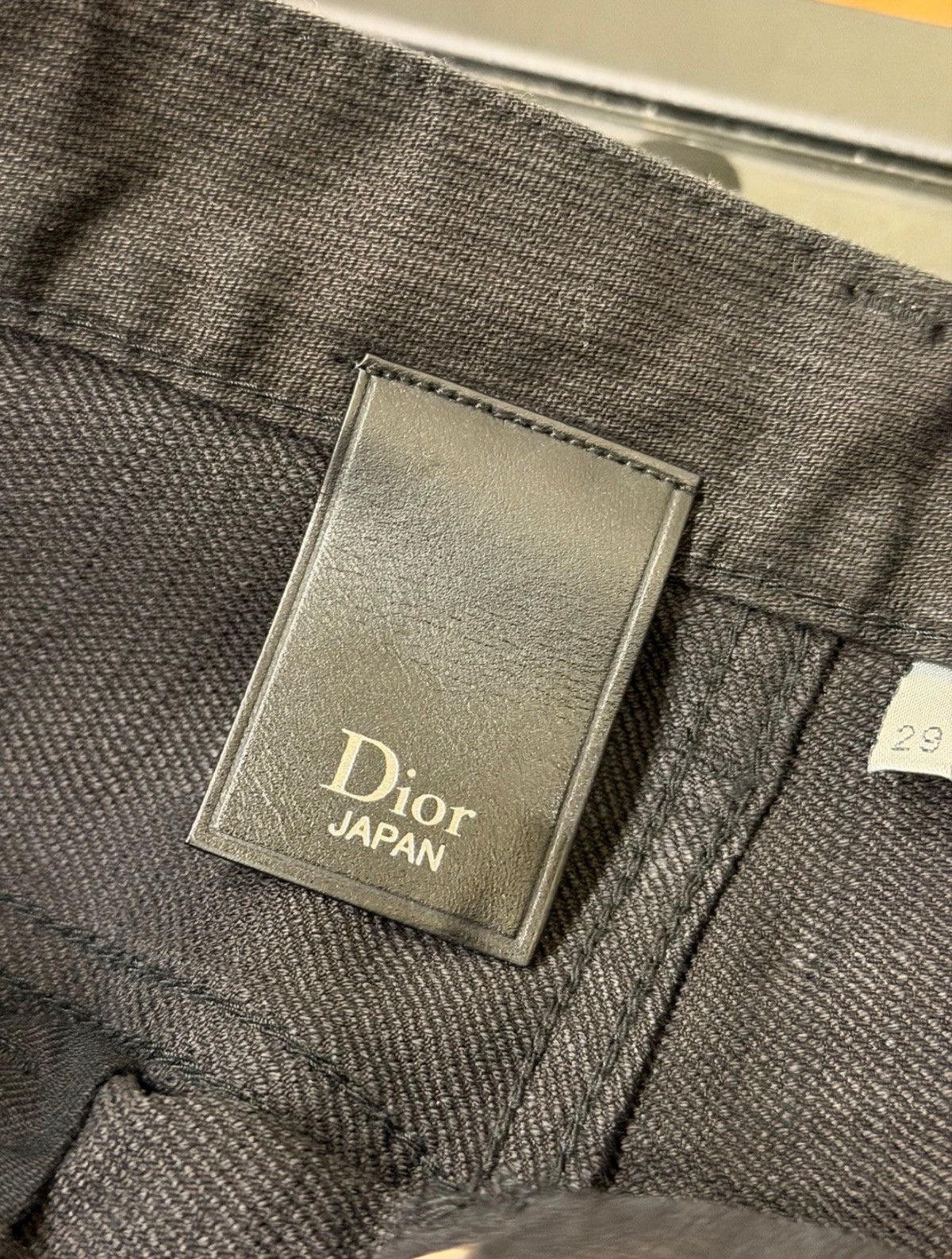 Dior Homme AW14 Black Stretch Denim Jeans