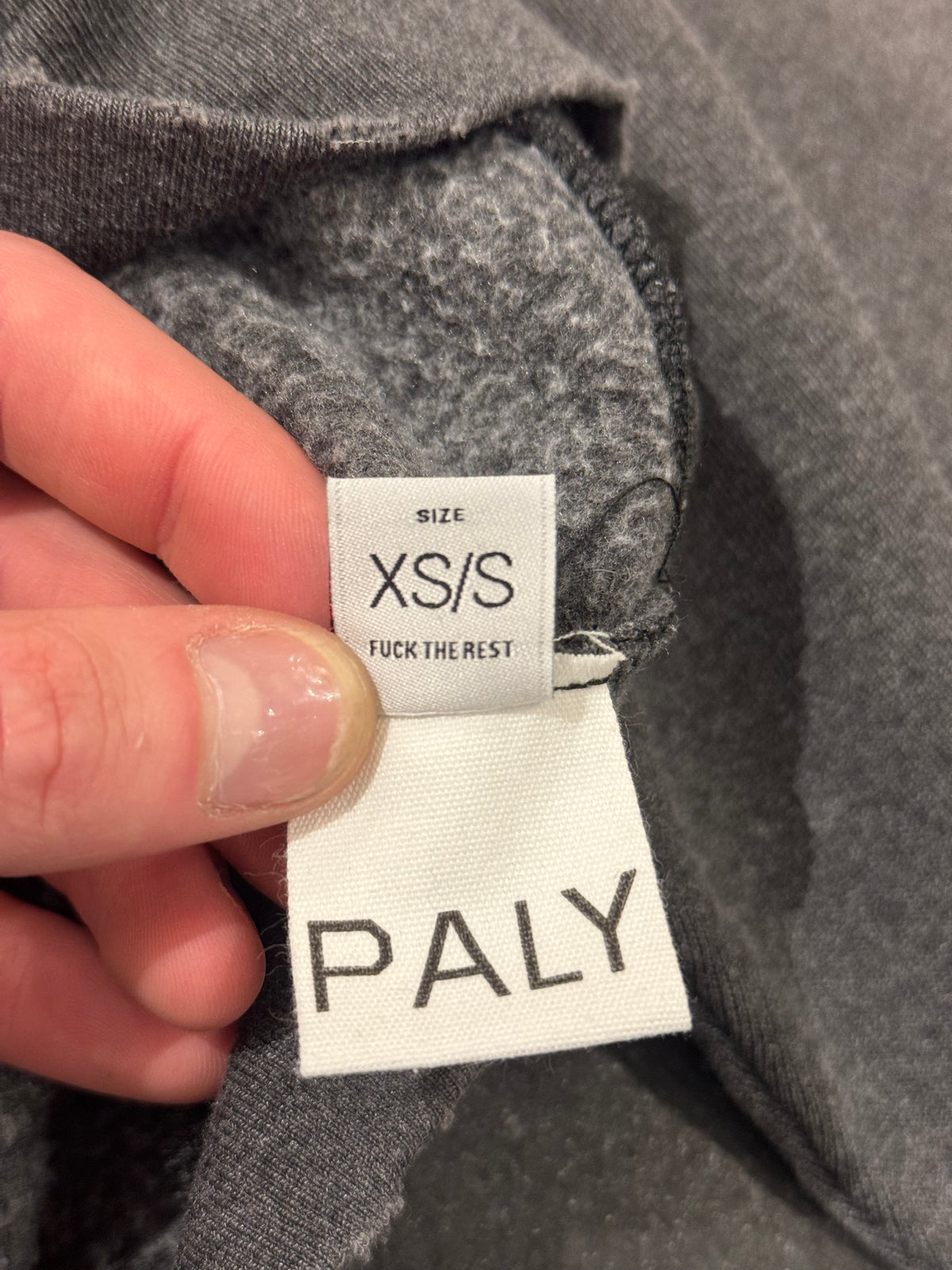 Paly Hollywood ‘Carrying The Message’ Distressed Zip Up Hoodie