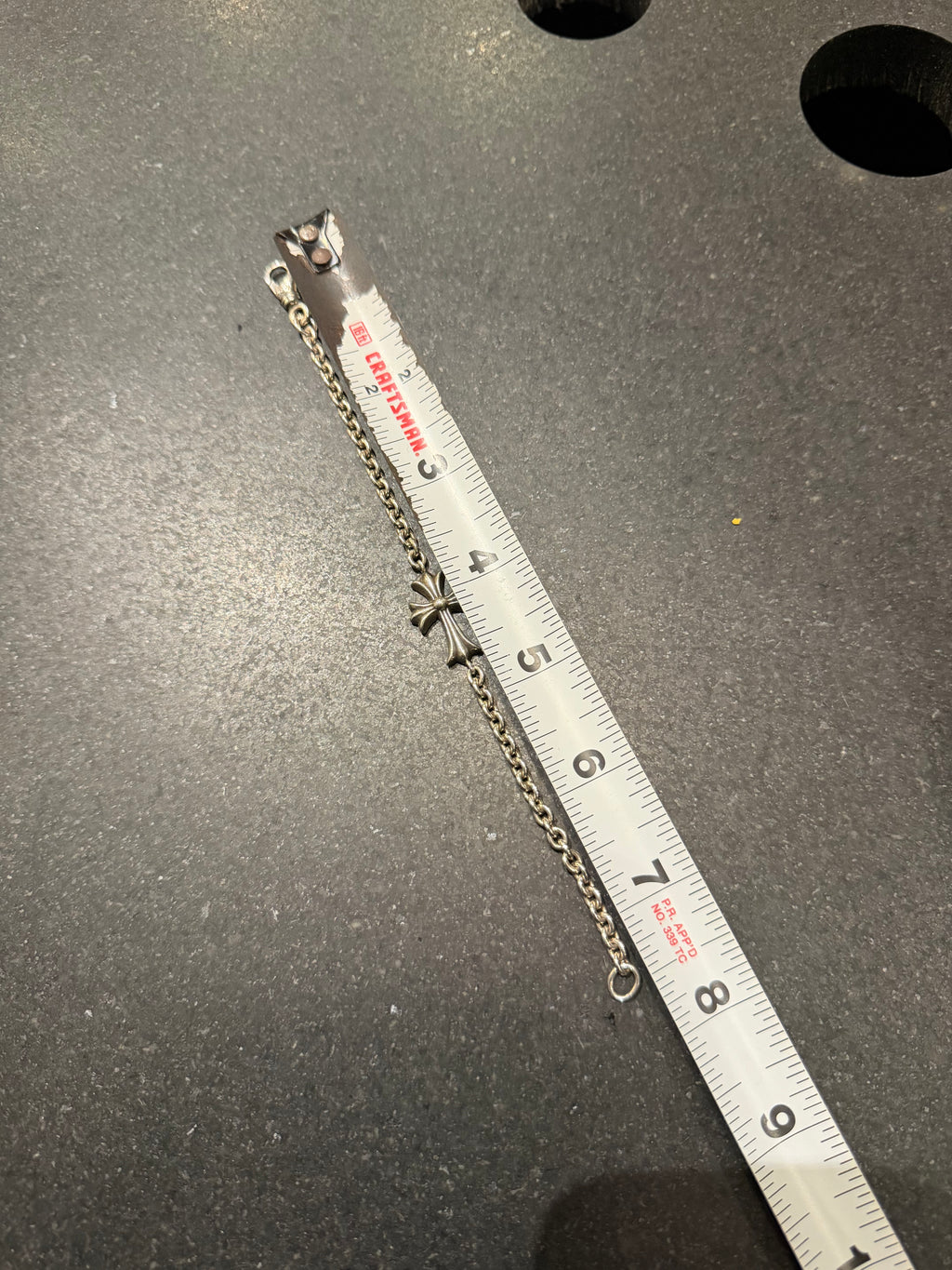 Chrome Hearts ‘NE Cross’ Bracelet - Silver