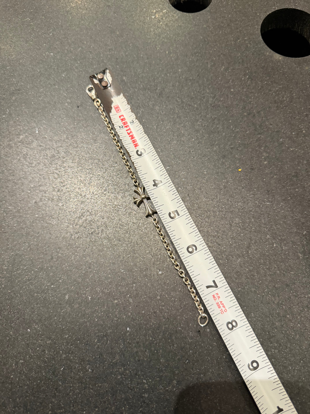 Chrome Hearts ‘NE Cross’ Bracelet - Silver