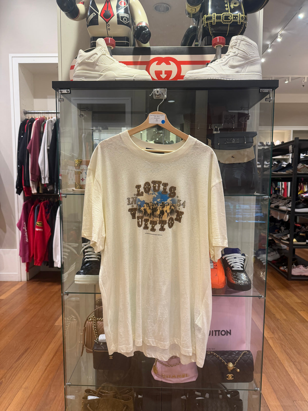 Louis Vuitton Horse Graphic
Tee - White