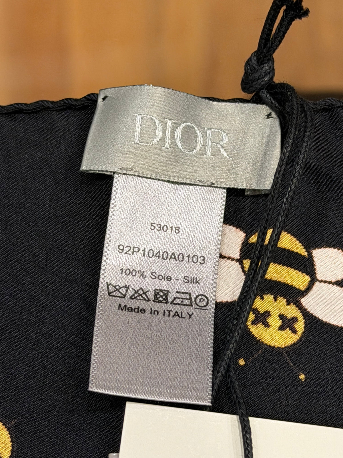 Dior Bee Pocket Square