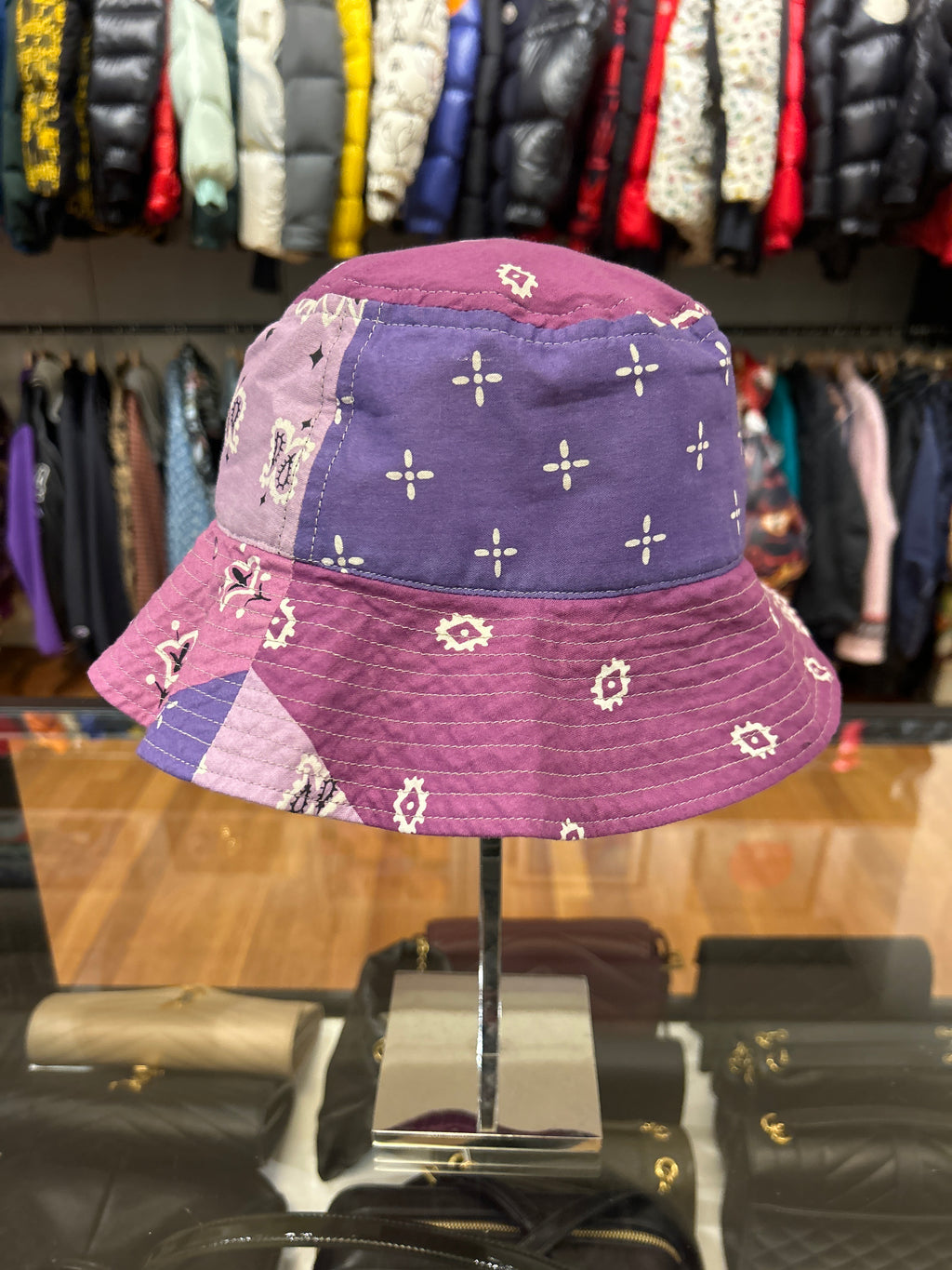 Kapital Bandana Bucket Hat - Purple