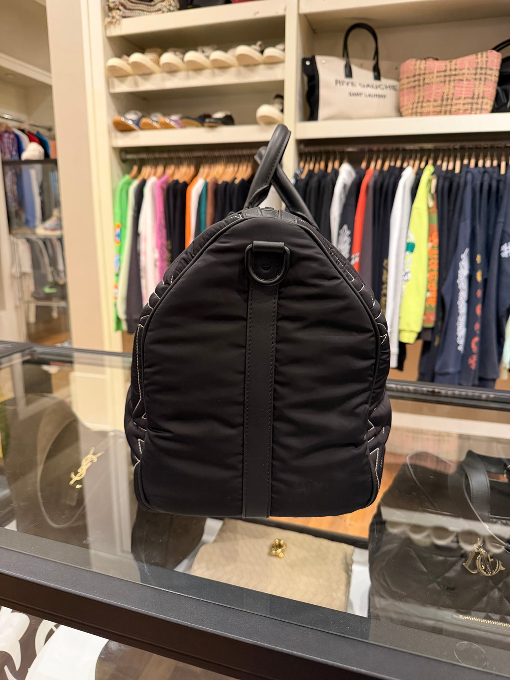 Louis Vuitton Keepall Bandoulière 50 Snow Capsule Collection Duffle Bag