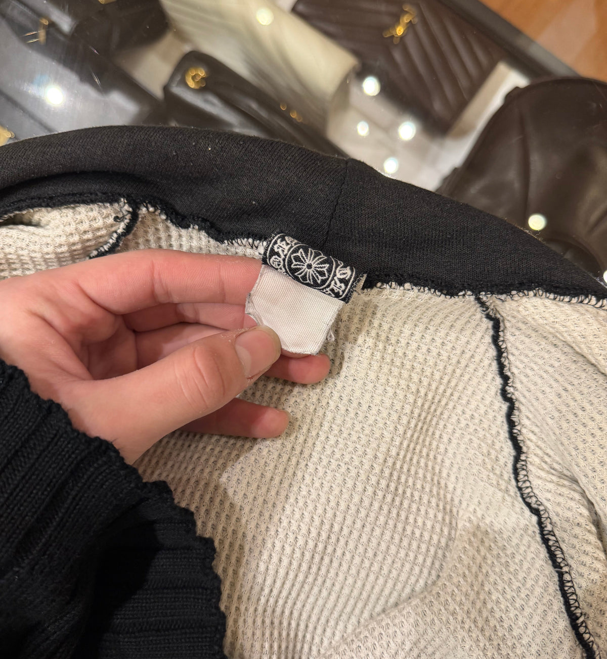 Chrome Hearts Vintage Thermal Lined Horseshoe Zip Up