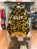 Bape 1st Camo Balaclava Full Zip Hoodie -  Yellow