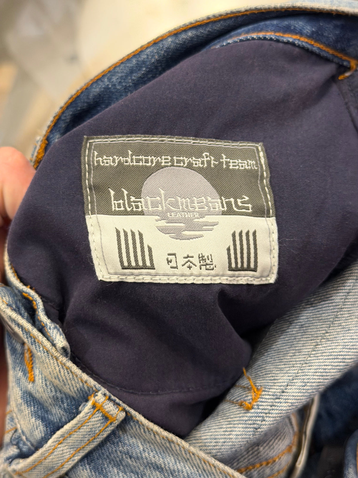 1017 Alyx 9sm BlackMeans Frayed Denim Jeans