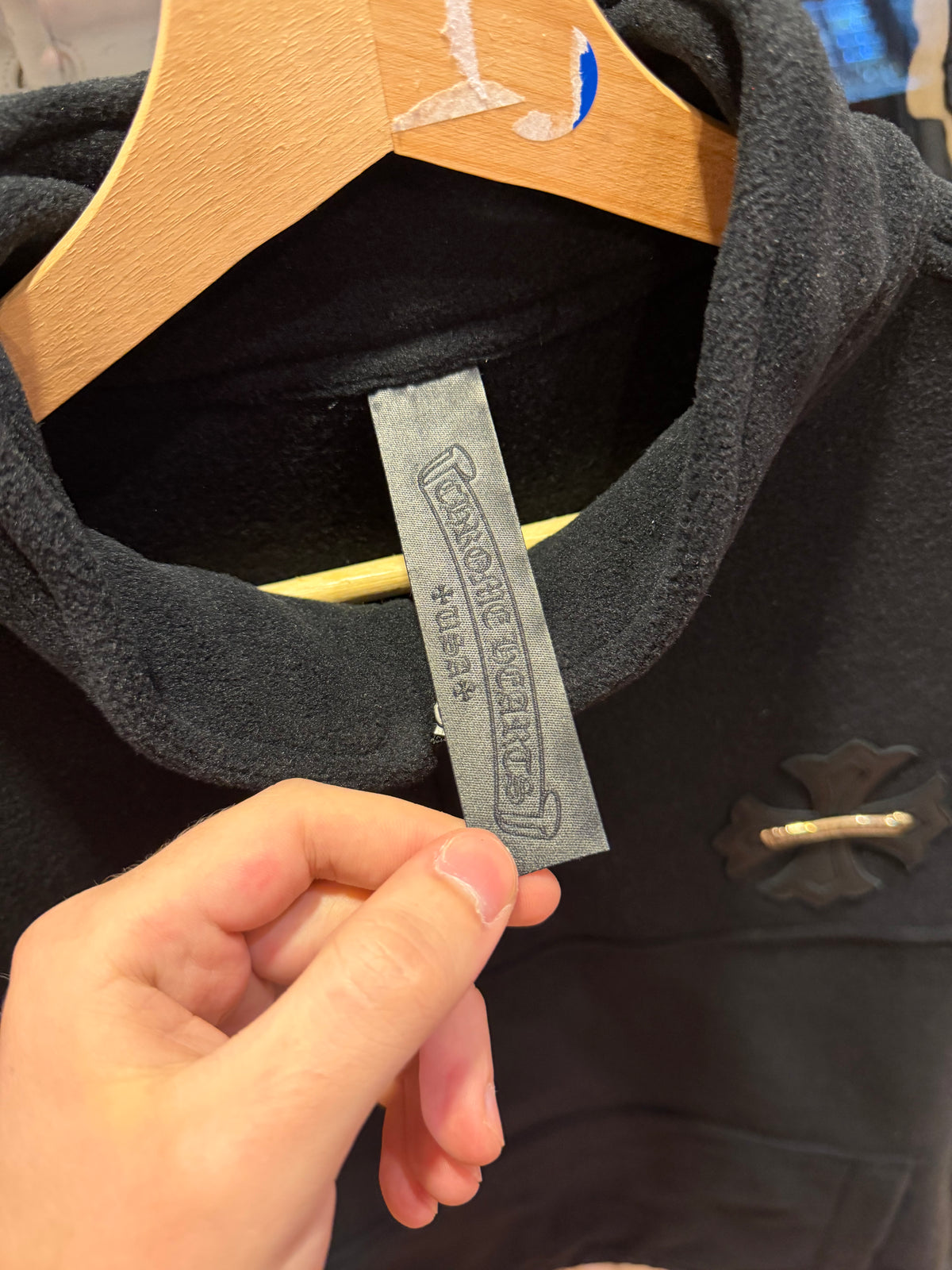 Chrome Hearts Fleece Quarter Zip Pullover