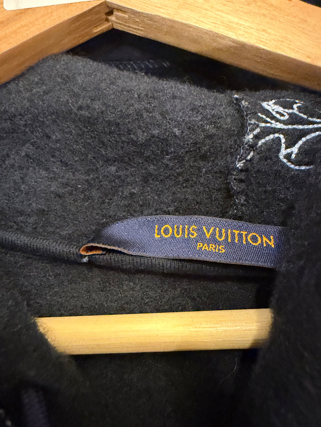 Louis Vuitton Floral
Monogram Fleece Zip Up